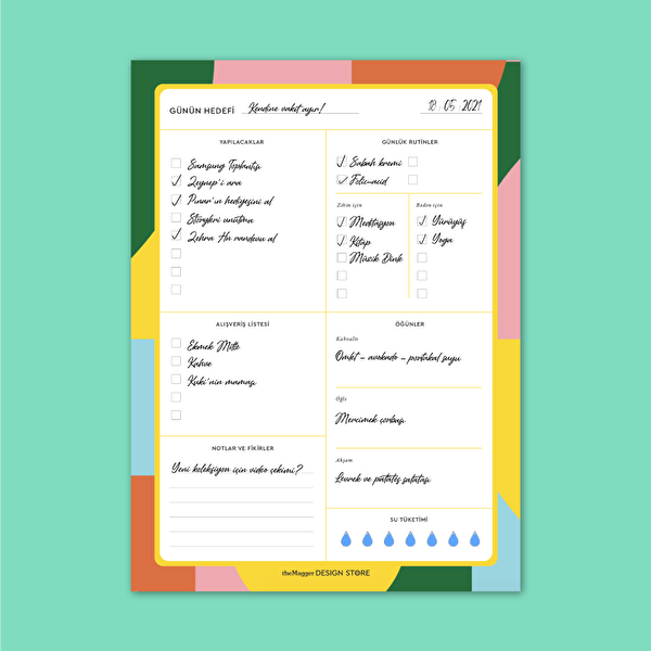 THE MAGGER Notepad Günlük